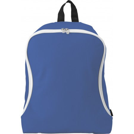 Polyester (600Dx300D) backpack, cobalt blue
