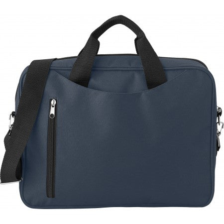 Polyester (600D) laptop bag, blue