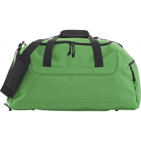 Polyester (600D) travel bag, green