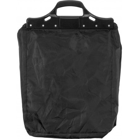 Polyester (210D) trolley shopping bag, black