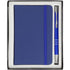 Notebook and ballpen set., blue
