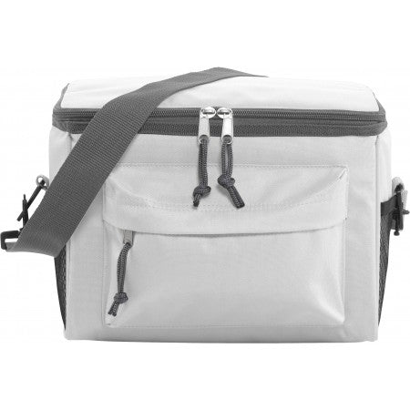 Polyester (600D) cooler bag, white