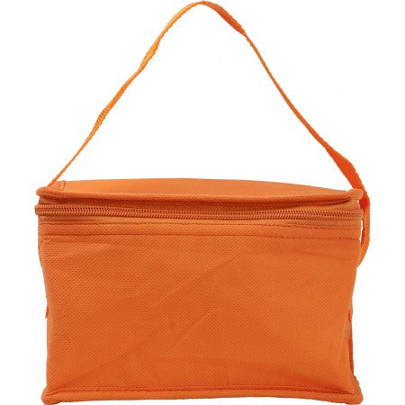 Nonwoven small cooler bag., orange