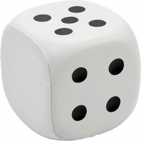 Anti stress dice, white