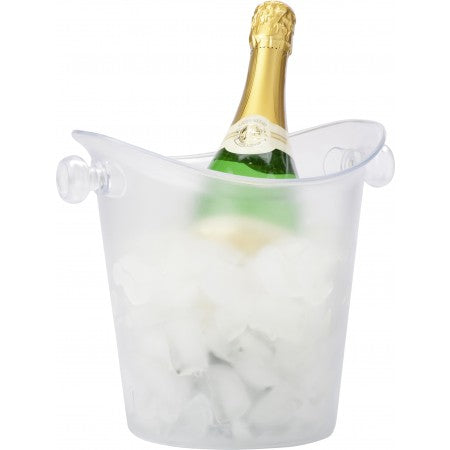 Frosted plastic cooler/ice bucket., neutral