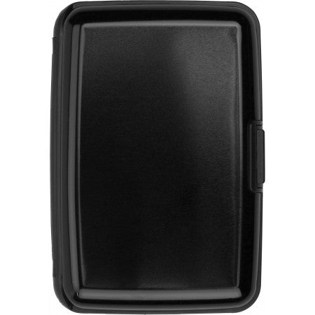 Aluminium credit card/business card case, black