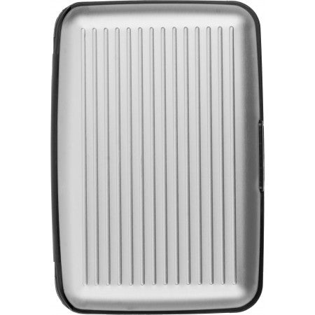 Aluminium credit card/business card case, silver