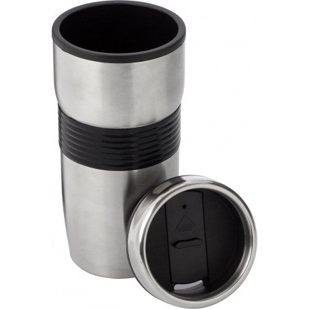 SS double walled vacuum flask (500ml), black