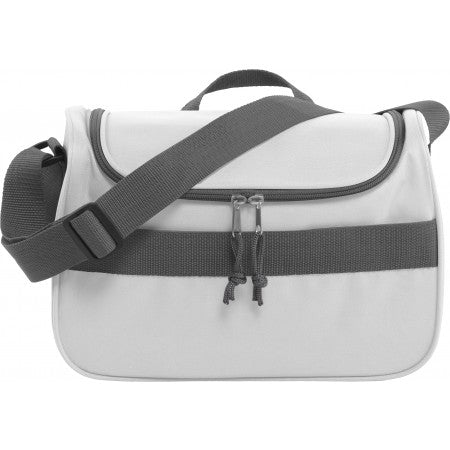 Polyester (600D) cooler bag, white