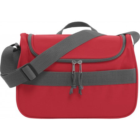 Polyester (600D) cooler bag, red