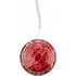 Plastic transparent light-up yo yo., red