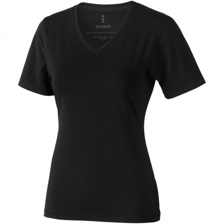 Kawartha Vneck LdsTee, Black,S
