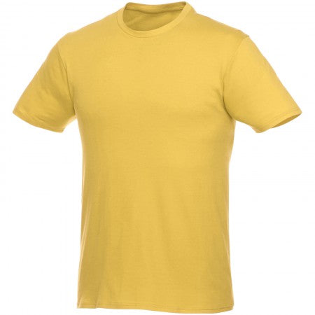 Heros short sleeve unisex t-shirt, yellow, XL