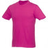 Heros short sleeve unisex t-shirt, pink, S