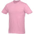 Heros short sleeve unisex t-shirt, light pink, M