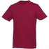 Heros short sleeve unisex t-shirt, burgundy, XS