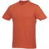 Heros short sleeve unisex t-shirt, orange, XS