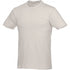 Heros short sleeve unisex t-shirt, light grey, 2XS