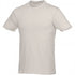 Heros short sleeve unisex t-shirt, light grey, M