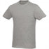 Heros short sleeve unisex t-shirt, heather grey, XS