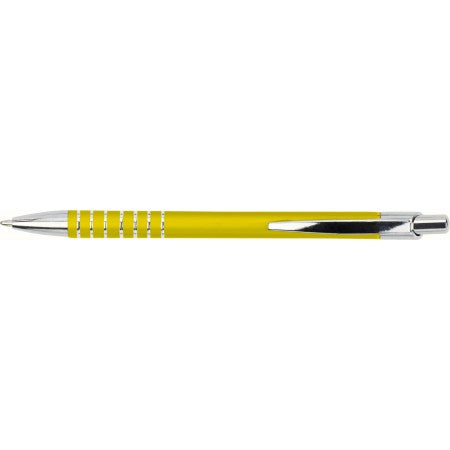 Aluminum ballpen., yellow
