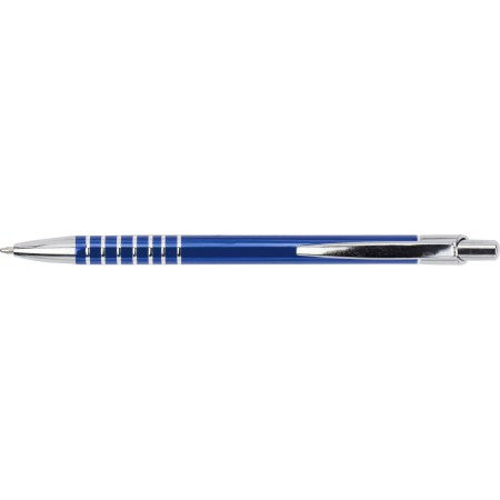 Aluminum ballpen., cobalt blue