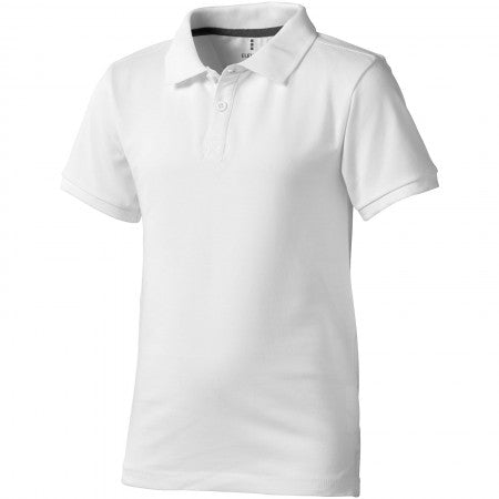 Calgary Kids Polo, White, 128