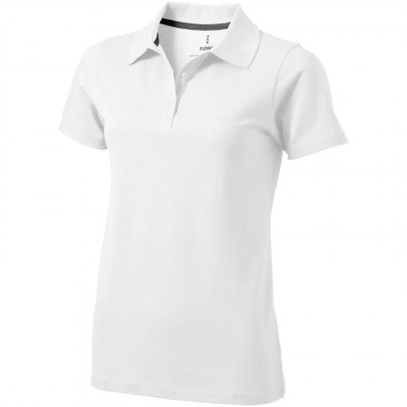 Seller ladies Polo,WHITE,L