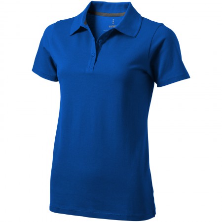 Seller ladies Polo,BLUE,XXL