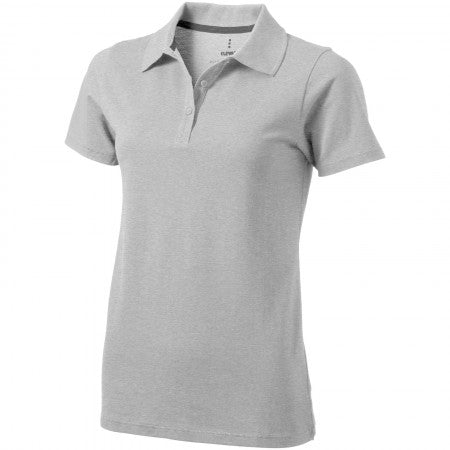 Seller ladies Polo,GREY MEL,XS