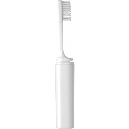 Travel toothbrush, white