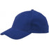 Bryson 6 panel cap, blue, 28 x d: 19 cm