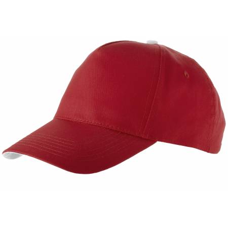 Brunswick 5 panel cap, red
