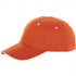 Brent 6 panel sandwich cap, orange, 27 x d: 18,5 cm