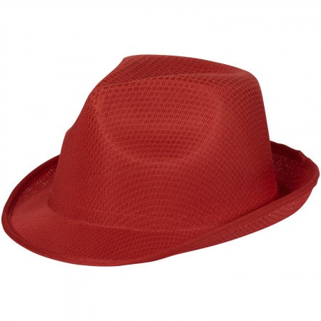 Trilby Hat, red