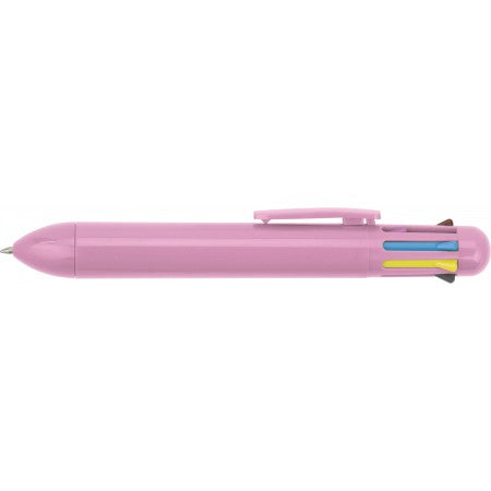 Eight colour plastic ballpen., pink