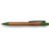 Ballpen with bamboo barrel, green