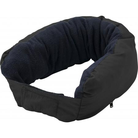 3-in-1 multifunctional zippered neck pillow, black - BRANIO
