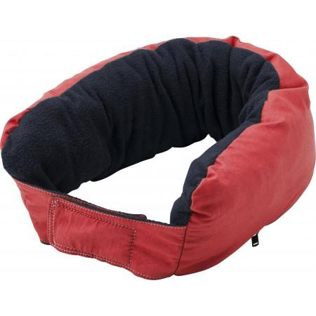 3-in-1 multifunctional zippered neck pillow, red - BRANIO