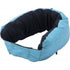 3-in-1 multifunctional zippered neck pillow, light blue - BRANIO