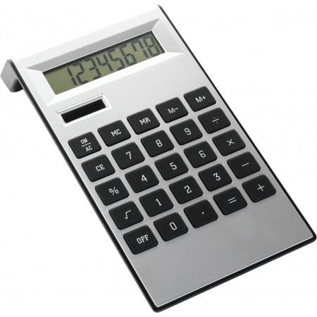 ABS desk calculator, black/silver - BRANIO