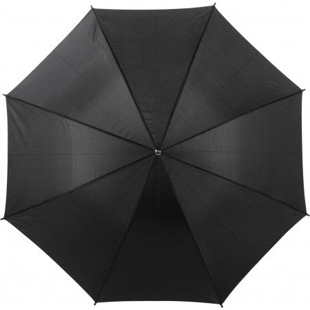 Automatic polyester (190T) umbrella, black