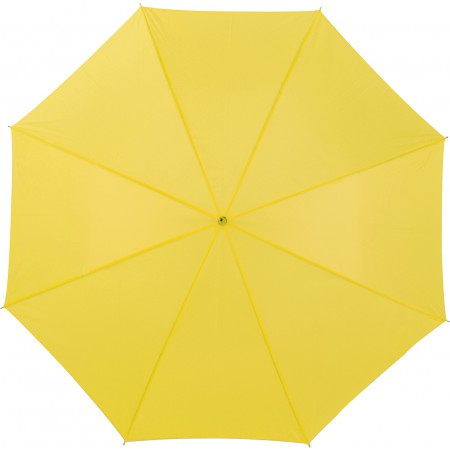 Automatic polyester (190T) umbrella, yellow