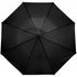 Manual foldable polyester (190T) umbrella, black
