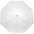Manual foldable polyester (190T) umbrella, white