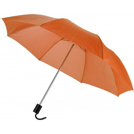 Manual foldable polyester (190T) umbrella, orange