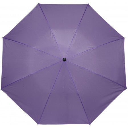 Manual foldable polyester (190T) umbrella, purple