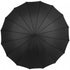 Pongee (190T) manual umbrella, black