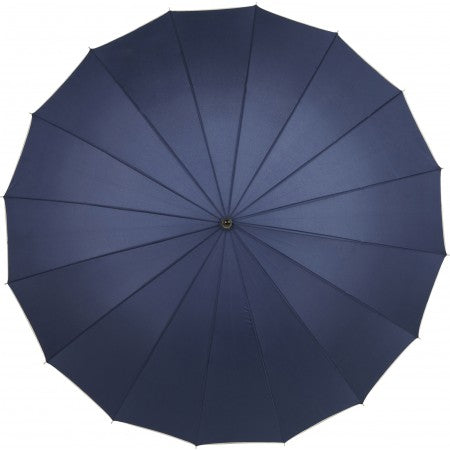 Pongee (190T) manual umbrella, blue