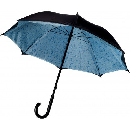 Double canopy umbrella, blue